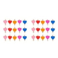 thumbnail image 6 of OUNONA 200 Pcs  Clothes Clips Mini Heart Photo Clips Wooden Clothespin Postcard Clips, 6 of 8