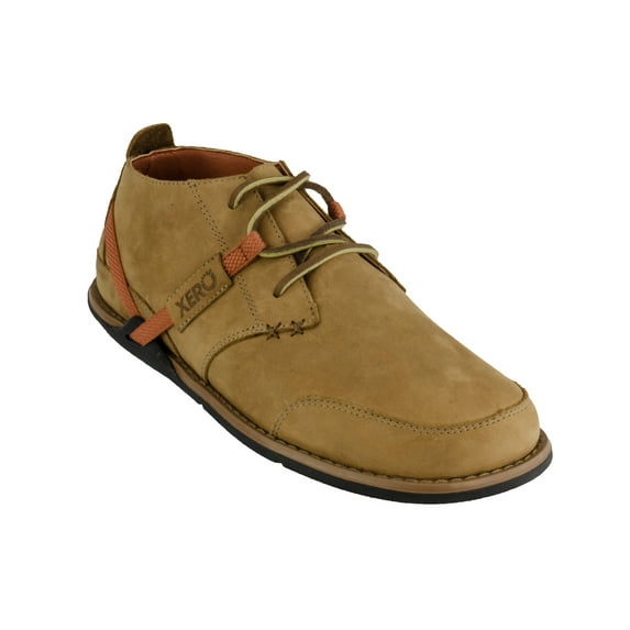 Xero Shoes Coalton - Men's Chukka Style, Barefoot-Inspired Minimalist, Zero-Drop Low Leather Boot - Mesquite