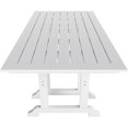 thumbnail image 4 of Paradise Table à Manger Rectangulaire en Plastique HDPE 71 Pouces, 4 of 5