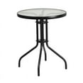 thumbnail image 2 of Flash Furniture 23.75'' Round Tempered Glass Metal Table, 2 of 9