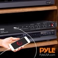 thumbnail image 3 of Pyle 19 Outlet 1U Rackmount Power Distribution Unit - Surge Protector - 15 Amp Circuit Breaker - 4 USB Ports - 15FT Cord - Power Supply for Servers,, 3 of 7
