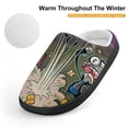 thumbnail image 4 of Invader Zim Poster Kid's Cotton Slippers Winter Warm Soft Plush Slippers with Rubber Sole Non-Slip Indoor Outdoor Slip on Shoes Fluffy House Slippers For Boys Girls Teen, 4 of 8
