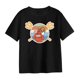 thumbnail image 1 of Camiseta de mujer Tops de manga corta Tops negros con cuello redondo para uso diario deportivo Yuyangstore Camiseta para mujer, 1 of 8