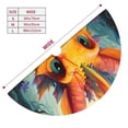thumbnail image 3 of Pofeuu Colorful Flower Chameleon Print Christmas Tree Skirt, Merry Christmas Skirt Xmas Tree Ornaments for Xmas Holiday Party Decorations-48", 3 of 7