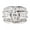 silver, variant on Promise Rings for Couples,Fluid Design Wedding Bands for Couples,Oxidation-Proof Couples Rings,Gold Plated