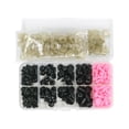 thumbnail image 2 of 135 piezas de ojos y nariz para hacer muñecas, suministros para coser, tejer y hacer manualidades. rosa, 2 of 9
