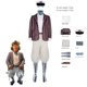 thumbnail image 5 of Wangka cosplay Garment wangka Garment Willy wangka Performance Garment body Wear 28, 5 of 5