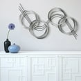 thumbnail image 4 of Empire Art Direct Flowing Hand Painted Abstract Etched Metal Wall Sculpture, 46.9" x 25.2" x 1.2", Ready to Hang, 4 of 10