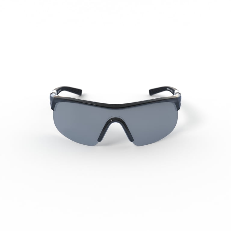 Nike Show X1 Shield Sunglass, Black Frame & Silver Flash Lens HSA