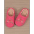 thumbnail image 3 of Women's Indoor House Slippers With Warm Plush, Floral Embroidery, Fashionable Design, Soft And Comfortable, Winter Bedroom Slippers, 3 of 4