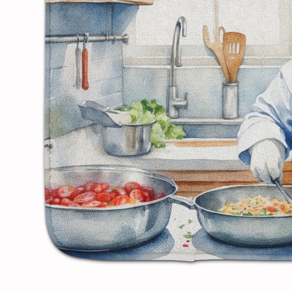 Yorkie Yorkshire Terrier The Chef Memory Foam Kitchen Mat