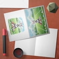 thumbnail image 4 of Happy Easter Hello Spring West Highland White Terrier Playing Football 7x5in Folded Greeting Card Westie Westy Dog Lover Single Note Card with Envelope - 13003, 4 of 5