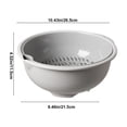 thumbnail image 3 of Aparatos de cocina, cesta multifuncional, nuevo recipiente para limpiar frutas con colador, fregadero de cocina, recogedor de alimentos, escurridor, enjuagadora de frutas, filtro para lavar verduras,, 3 of 6
