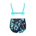 thumbnail image 5 of Women High Waisted Bikini Sets Two Piece Swimsuits Floral Print Bikini Swimwear Tankini Top With Bottoms 2 Piece Bathing Suits L, 5 of 5