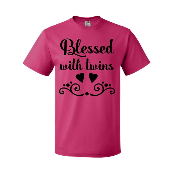 Inktastic Blessed with Twins Mom T-Shirt