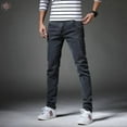 thumbnail image 1 of Denim Skinny Jeans Distressed Men Spring Autumn Clothing Good Quality, 1 of 18