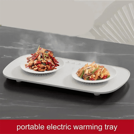 Food Electric Warming Plate Warmer Hot Placemat Long Lasting Plates for Home Dinner Bl pwm25