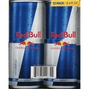 Red Bull Energy Drink, 80mg Caffeine, 8.4 fl. oz., Pack of 12 Cans