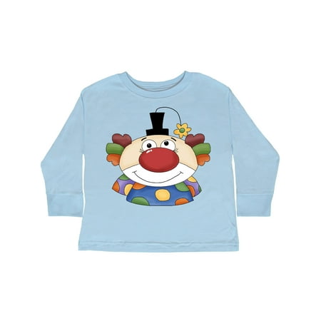 

Inktastic Big Clown Face Gift Toddler Boy or Toddler Girl Long Sleeve T-Shirt