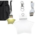 thumbnail image 2 of Led Acrylic Keychain LED Acrylic Keychain Lamp Purse Light Touch Activated Mini Flashlight Seven-Color Portable Lighting Wallet Illuminator Keyring Accessory Purse Lamp, 2 of 2