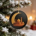 thumbnail image 6 of Ceramic Ramadan Hanging Ornament 3.15 Inch Minaret Crescent Garland Decorative Pendant Plastic Accessory for Islam Home Festival and Ramadan Celebration Decor, 6 of 9