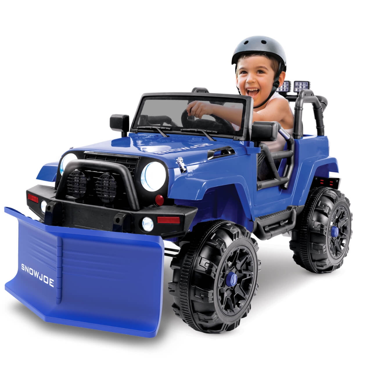 Snow Joe Kids Ride-On SUV with Snow Plow