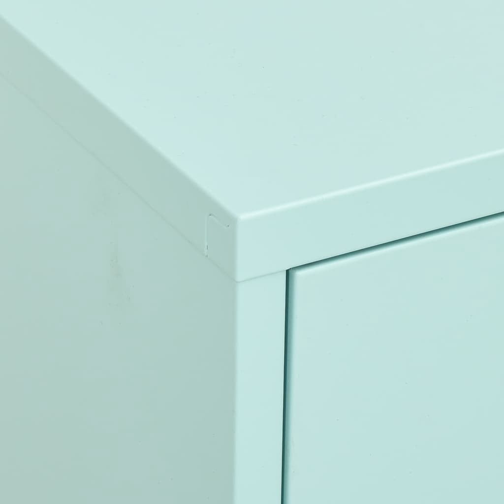 vidaXL Storage Cabinet Freestanding File Cabinet with Shelves for Office Steel