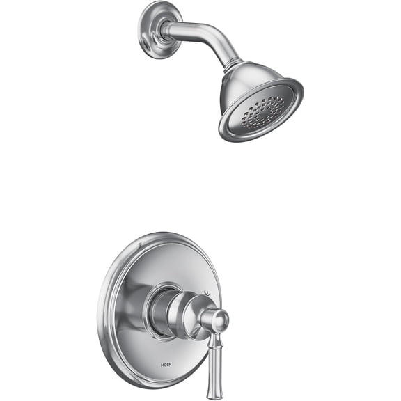 Moen UT2182EP Dartmoor M-CORE 2-Series 1-Handle Shower Trim Kit, Valve Required, Chrome