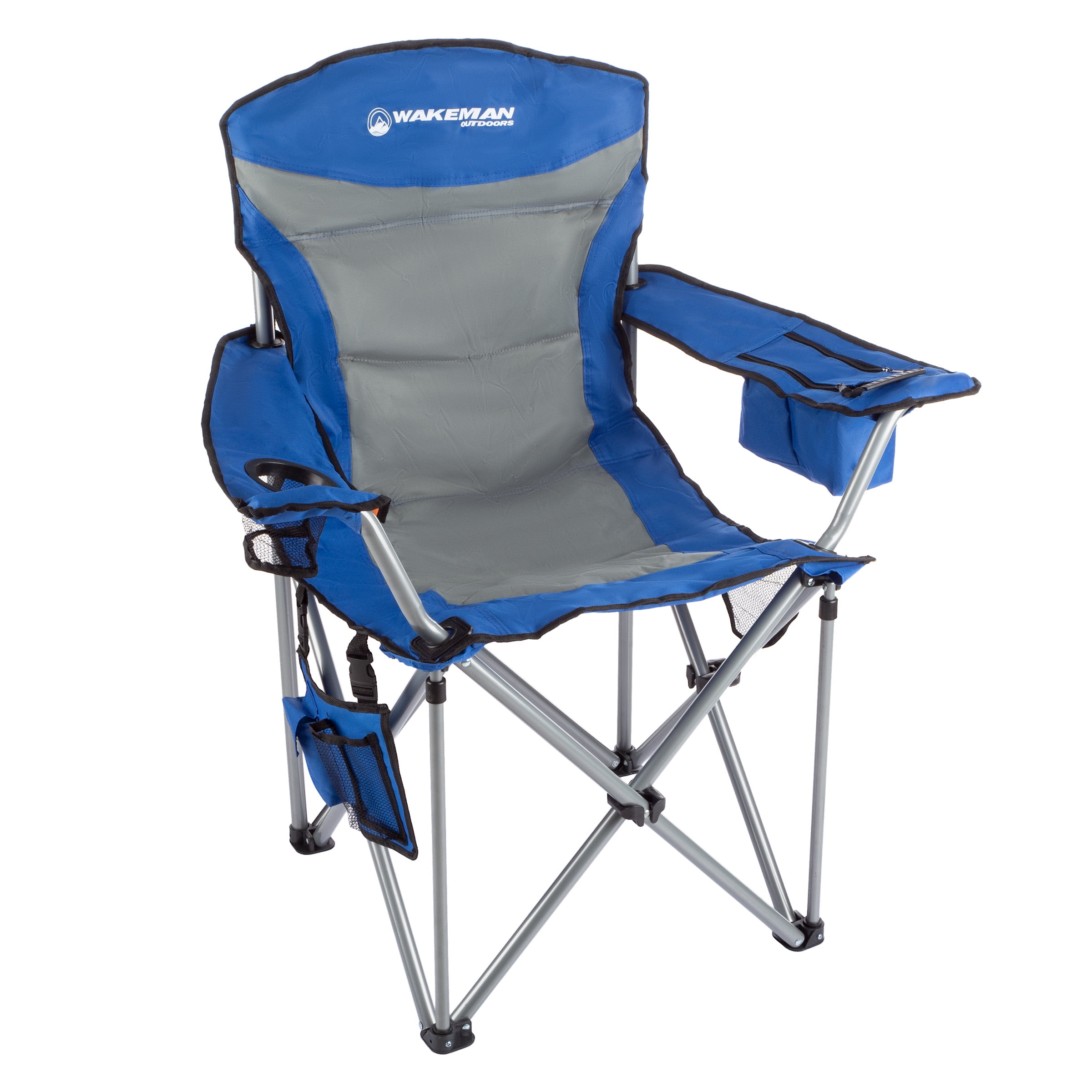Wakeman Outdoors Heavy Duty Camp Chair-850lb High Weight Capacity Big