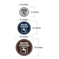 thumbnail image 4 of Circle Water Station Sign (Blue) - Small, 4 of 4