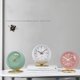 thumbnail image 4 of Reloj despertador blanco de lujo nórdico, reloj de cuarzo de escritorio electrónico, escritorio sencillo para niños, mesita de noche, reloj de mesa silencioso para estudiantes JM, 4 of 5