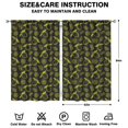 thumbnail image 2 of Nursery Curtains Boys Girls Kids Lemon Tropical Fruit Print Pattern Window Drapes for Living Bedroom Playroom Room Decor Rod Pocket 52x84Inch 2 Panels, 2 of 2