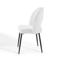 thumbnail image 6 of Side Dining Chair, Set of 2, Fabric, Metal Steel, Black White, Modern Contemporary Urban Design, Kitchen Room Cafe Bistro Restaurant Hospitality, 6 of 8