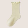 thumbnail image 3 of RFQWOVSR Baby Cotton Ruffle Crew Socks in Solid Colors, 3 of 6