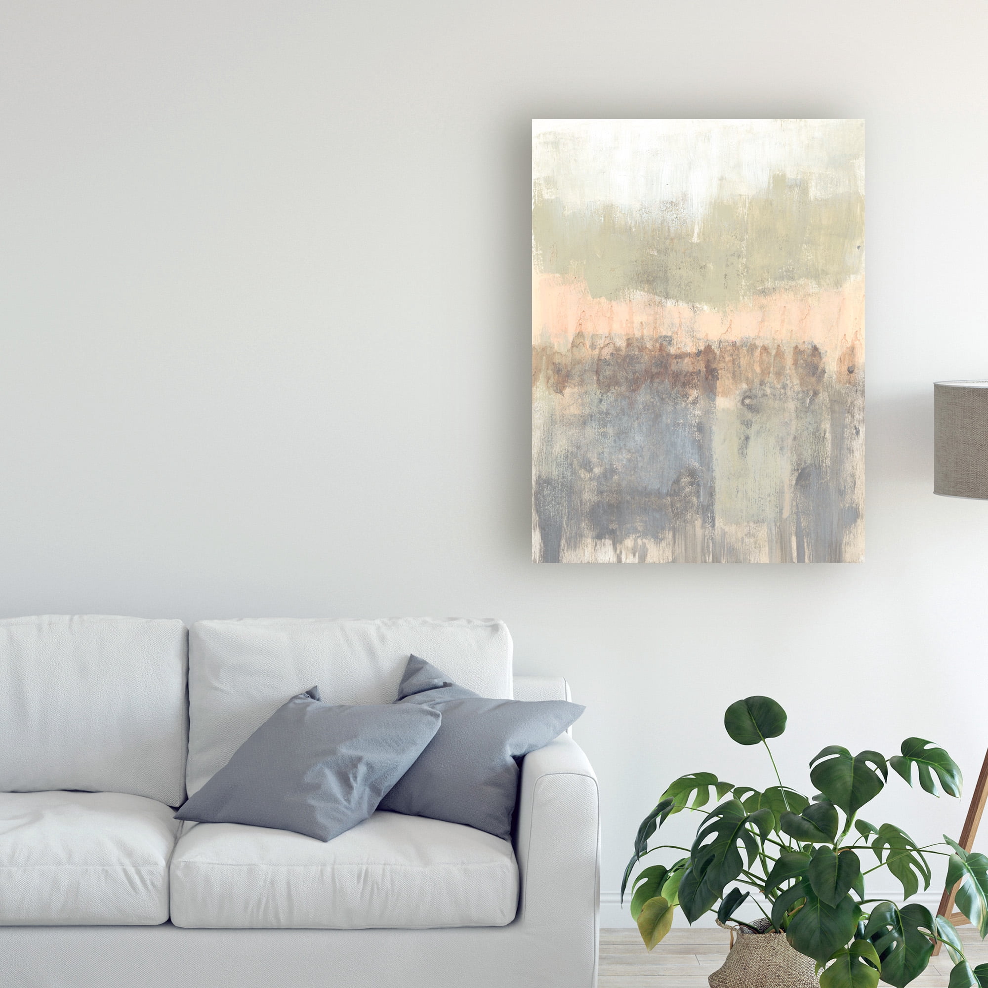 Trademark Fine Art 'Blush Neutrals I' Canvas Art by Jennifer Goldberger
