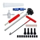 thumbnail image 1 of Kit de herramientas para cambio rápido de válvulas de neumáticos, extractor de núcleo de vástago de válvula, extracción del vástago de válvula de neumáticos 30 piezas, 1 of 9