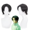 thumbnail image 1 of Disfraz de Cosplay de Jujutsu Kaisen Yuta Okkotsu para hombres y mujeres, peluca de Anime, uniformes de fiesta de Halloween, Tops, pantalones y cinturón, 1 of 4