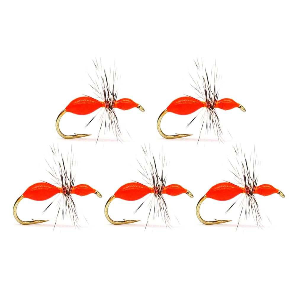 5pcs Fish Tackle Artificial Insect Lure Fishhooks Fly Hook Fly Fishing