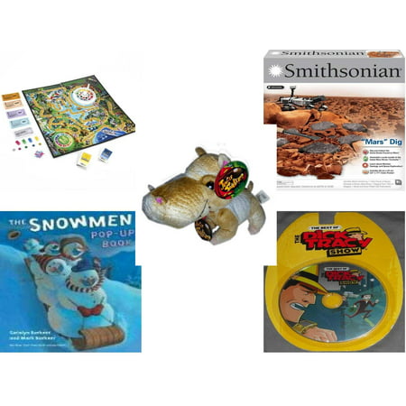 Children's Gift Bundle [5 Piece] -  The  of Life  - NSI Smithsonian Mars Dig Kit  - The Original Jungle Stubbles Hippo  8