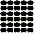 thumbnail image 2 of 30 PCS Mini Chalkboard Small Blackboard with Stand Wooden for Message Board Signs, Wedding, Thanksgiving, Christmas, 2 of 6