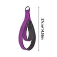thumbnail image 2 of Fitness Double Loop Wrist Straps for Reformer Machine Yoga Home Gym Stretching Strength Training Workout Accessories with Adjustable Non- Padding, 2 of 3