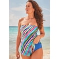 thumbnail image 4 of Swimsuits for All Scarf Bandeau Longer Length Tankini Set, 4 of 6