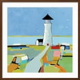 thumbnail image 2 of Art.com To the Lighthouse Art Print by Phyllis Adams, Brown Frame Wall Art, 29" x 29", 2 of 5
