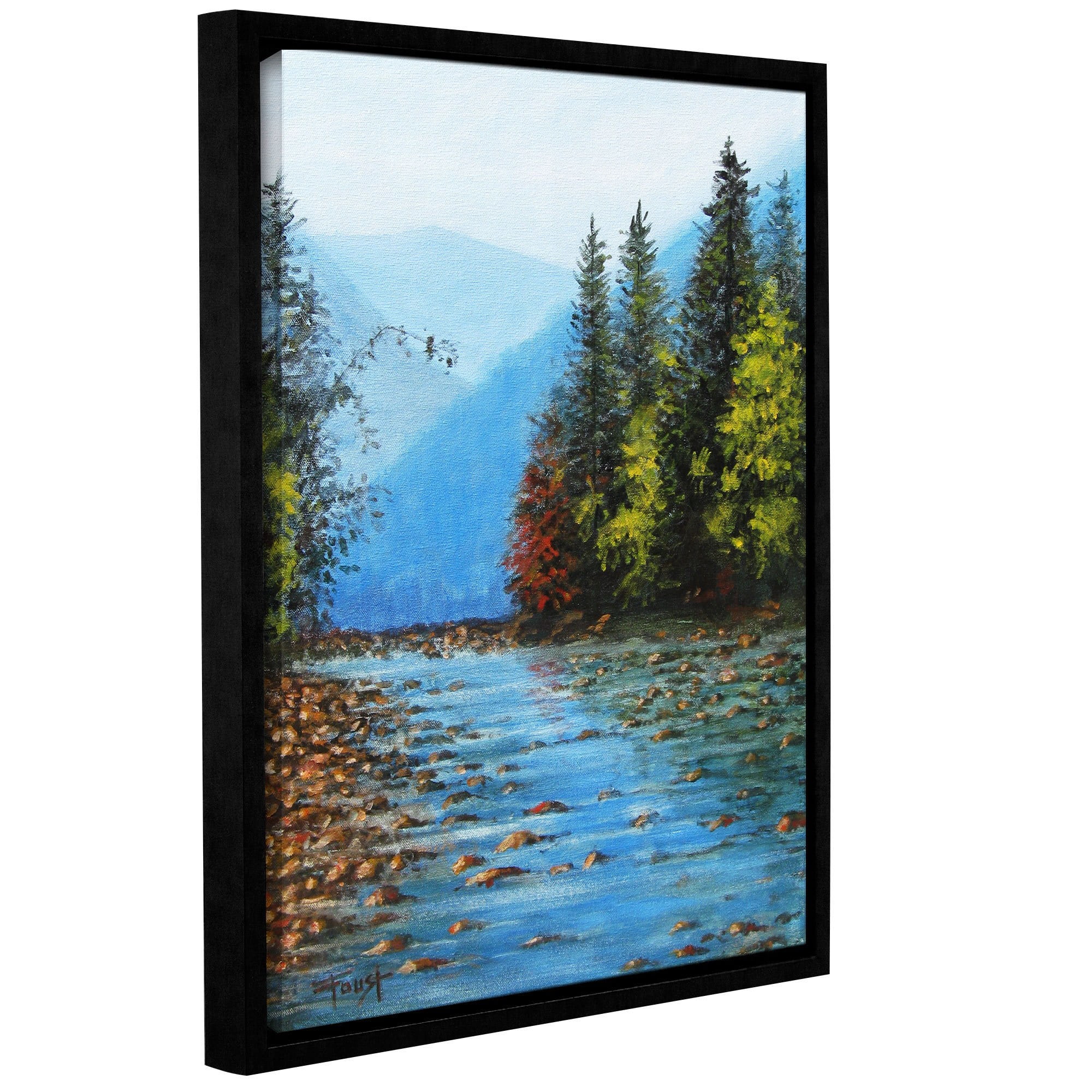 ArtWall Gene Foust "Purified" Gallery-Wrapped Floater-Framed Canvas