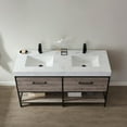 thumbnail image 2 of Miseno Mv701260-Nm Palma 60" Free Standing Double Basin Vanity Set - Mexican Oak, 2 of 5