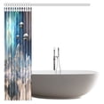 thumbnail image 2 of MYPOP Outer Space Shower Curtain, Fantasy Futuristic Science Fiction Comic Planet Spaceships Ufo Fabric Bathroom Shower Curtain with Hooks, 66 X 72 Inches, 2 of 2