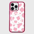 thumbnail image 1 of Caseco Mag-Safe iPhone 13 Pro Pink Cow Print Case, 1 of 5