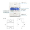 thumbnail image 2 of 3 Phase 4 Wire Energy Meter 220/380V 5-80A Energy Consumption Kwh Meter Din Rail Installation Digital Electric Power Meter With Lcd Backlight Display, 2 of 7