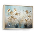thumbnail image 2 of Designart "Breeze Among Beige Wildflowers III" Wildflowers Floater Framed Canvas Prints, 2 of 5