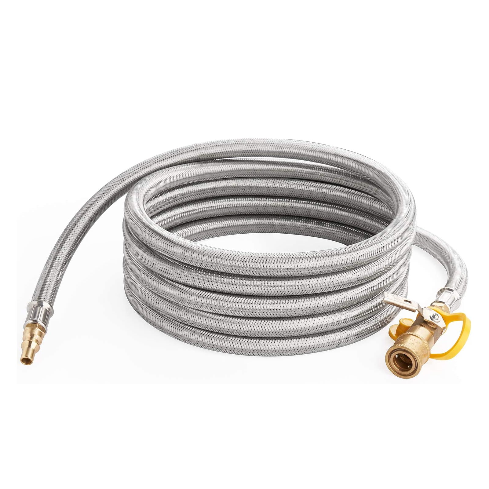 walmeck 12ft RV Propane Quick Connect Hose for RV to Grill with Safety